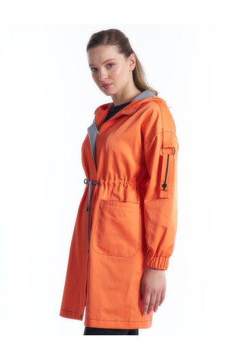 Kayra Adjustable Waist Hood Detailed Cap