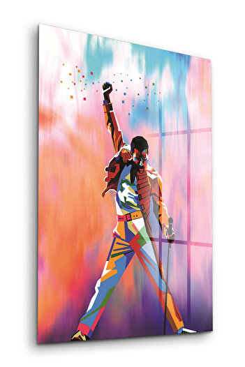 Decovetro Ilustrație pictată a reginei Freddie Mercury