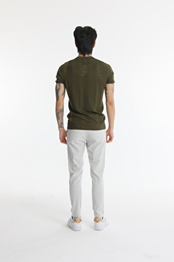 The Champ Clothing Polo Neck Men's Knitwear Knitted T-shirt