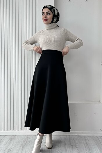 MODA UGS Fusta evazată hijab de scuba