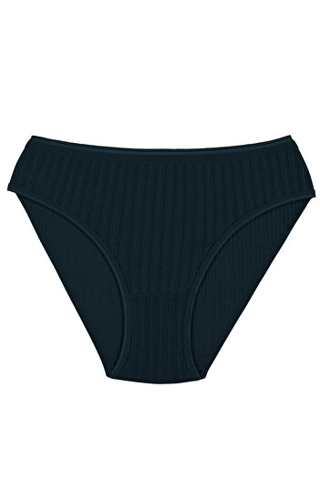Humaone Pack of 5 100% Cotton Chain Stitched Breathable Fabric Panties Black