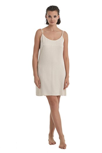 Blackspade Women's Beige Nightgown 60363