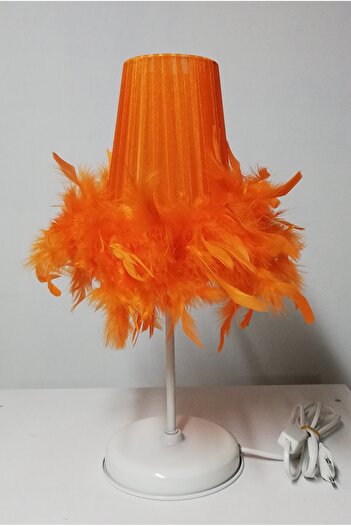 TEKAY AYDINLATMA Boy's Girl's Room - Feathered Bed with Lampshade Color Options