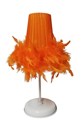 TEKAY AYDINLATMA Boy's Girl's Room - Feathered Bed with Lampshade Color Options