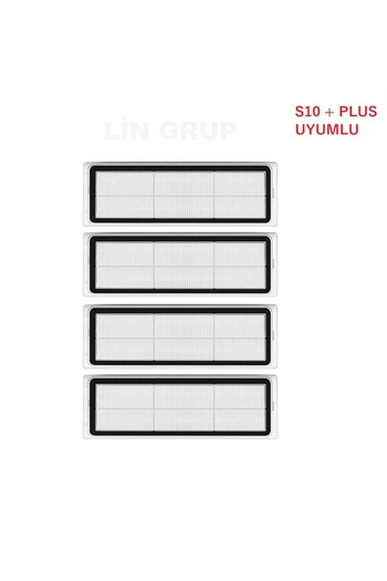 LİN GRUP XIAOMI S10+ Plus - 4 τεμάχια BHR6368EU Συμβατό με φίλτρο Hepa