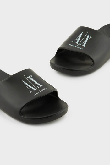 Armani Exchange Flat Παντόφλες με Λογότυπο Ανδρικές ΠΑΝΤΟΦΛΕΣ XUP012 XV675 S277