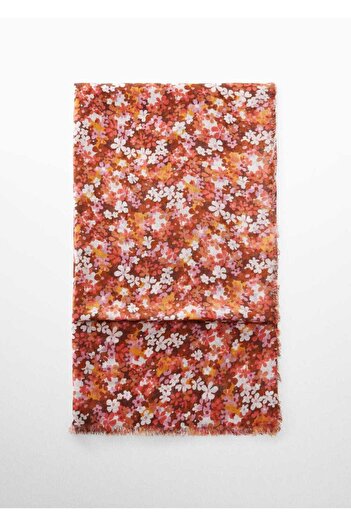 MANGO Woman Floral Scarf
