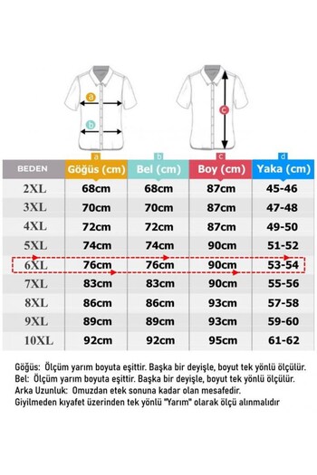 marufshop Men's Large Size Short Sleeve Shirt Suitable for Weight Between 115-145