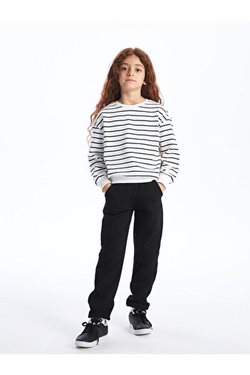 LC Waikiki LCW Kids Basic Girl's Jogger Sweatpants με ελαστική μέση
