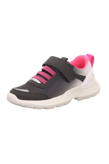 Superfit RUSH - Gray / Pink Girl's Sneakers