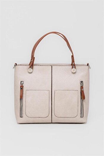 Jacquline Im471 Handbag Bone