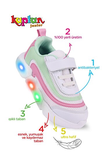 KAPTAN JUNIOR Pccmk 500 Model Girl's Sports Sneaker - Walking Shoes