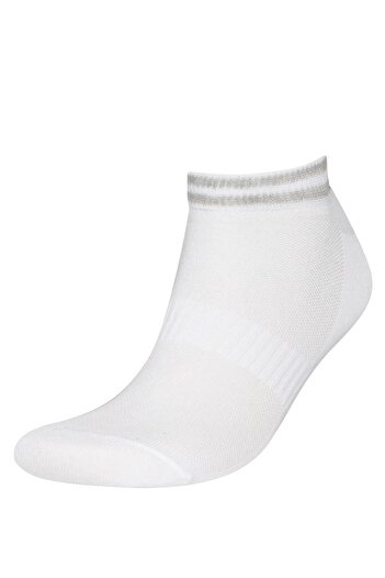 DeFacto Men's 3-Piece Cotton Booties Socks C0116axns