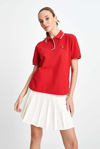 Ellesse Women's Polo T-Shirt Ef140-Rd