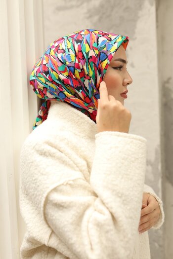 Silk Home 79012-05 Model Organic Cotton Silk Scarf