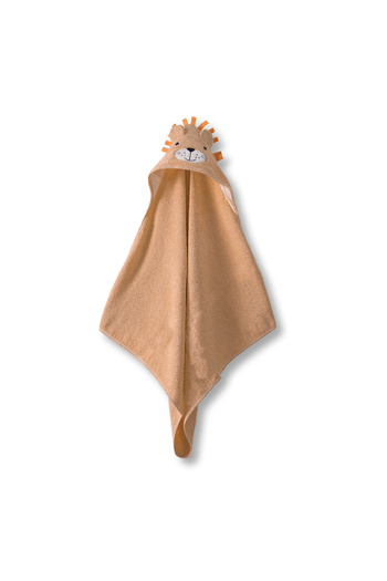 Bebetto Hooded Towel 80× 80 (HAPPY LION) H 987