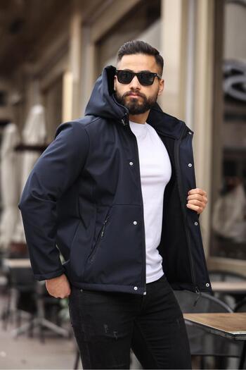 DOXGER WATER AND WIND PROOF FURRY SOFTSHELL MEN'S COAT