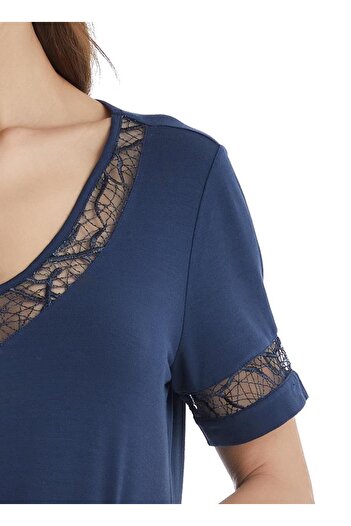 Blackspade Kadın Lacivert Gecelik 51315