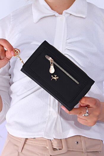 Nas Bag Nsc-025 Women's wallet Card Holder LACOS BLACK