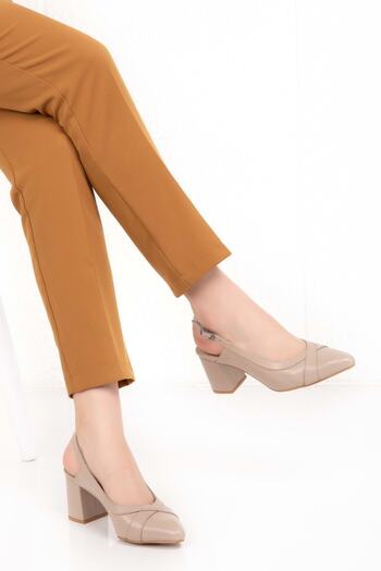Gondol Mink Genuine Leather Heeled Shoes
