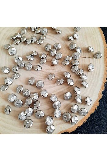 canan dizayn Metalized Stone Button 15mm (15 PCS)