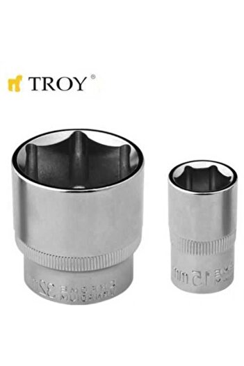 TROY 26196 1/2” Lokma (ölçü 24mm-çap 31,8-uzunluk 40mm)