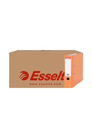 Esselte Large Plastic Folder (9940) Orange 24-Piece Box