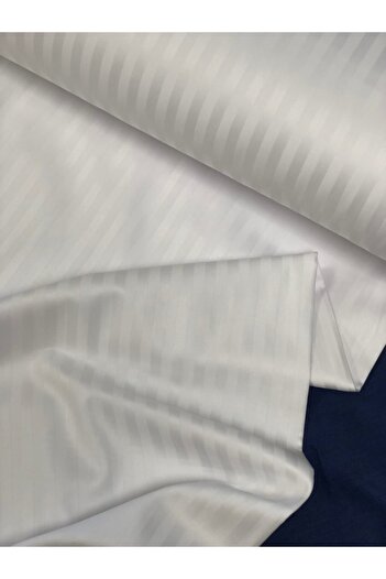 FAAL Striped Cotton Satin Double Sheet And Pillowcase