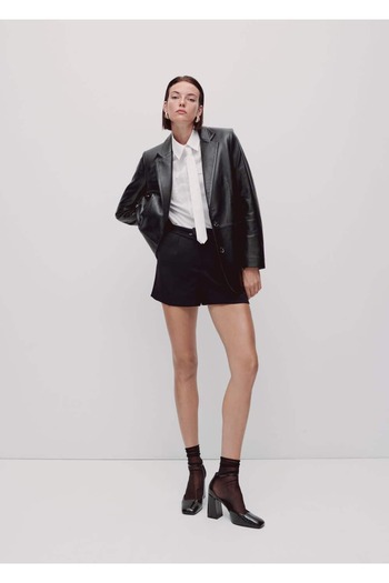 MANGO Woman Patent Leather Look High Heels
