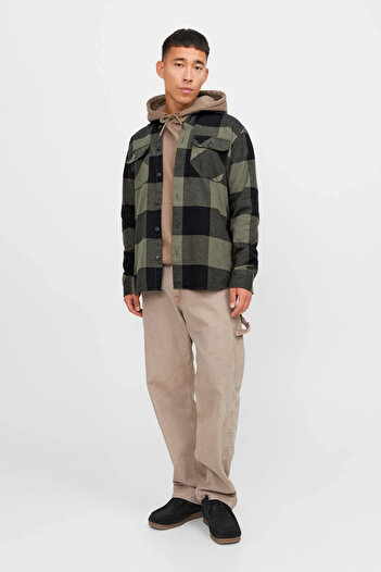 Jack & Jones Ανδρικό μπουφάν Jack & Jones Comfort Fit - Πράσινο