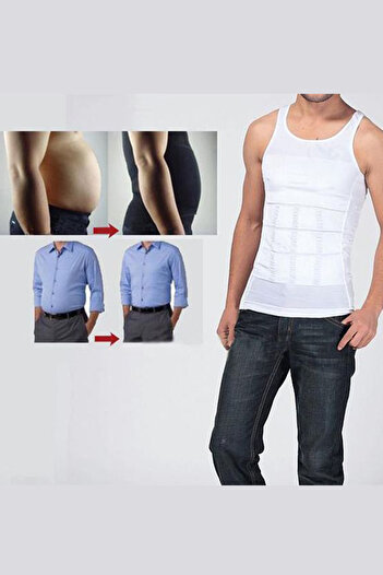 FOREVER MORE Recovery Firming Gynecomanasti Men's Corset Athlete Seamless (1 Size Thin)