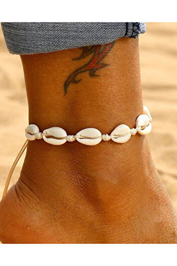 M Miel Seashell Rope Anklet