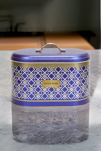 EVLE Metal Bread Basket, Bread Bowl, Decorative Bread Box Ef002-93