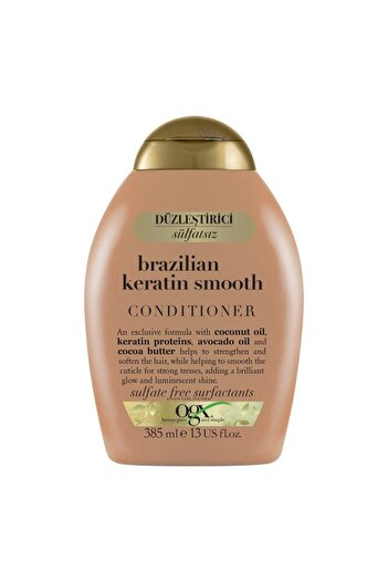 OGX Sülfatsız Kabaran Saçlar İçin Yatıştırıcı Düzleştirici Saç Kremi 385 Ml