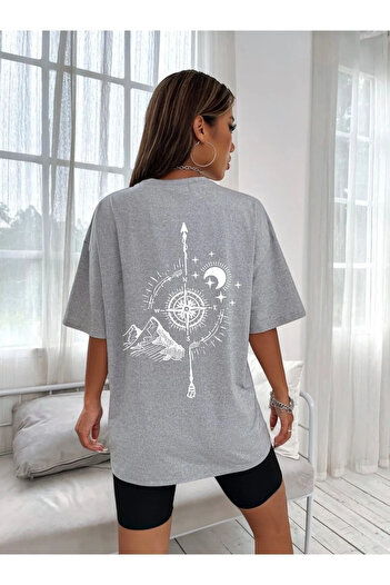 blackbonds Μπλουζάκι Unisex Oversize Compass Printed