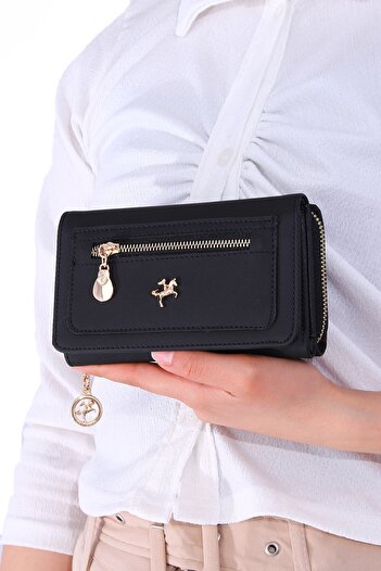 Nas Bag Nsc-025 Women's wallet Card Holder LACOS BLACK