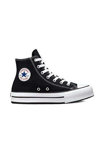 Converse Black Chuck Taylor All Star Eva Lif Sneaker Platform Canvas