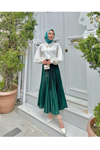 Trend Marfa Fustă plisată hijab