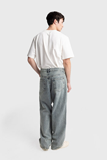 GIESTO İŞLEMELİ BAGGY JEAN