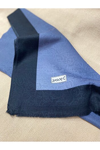 JAWEL ŞAL Patterned Monogram Shawl