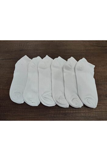 Leement socks 6 чифта тънки летни бели памучни спортни чорапи - къси ботуши