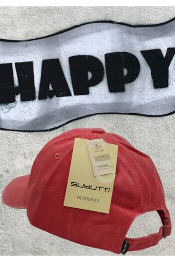 FG KONNİCHİWA RED Color Cap 2024 New Trend Antique Unisex Hat