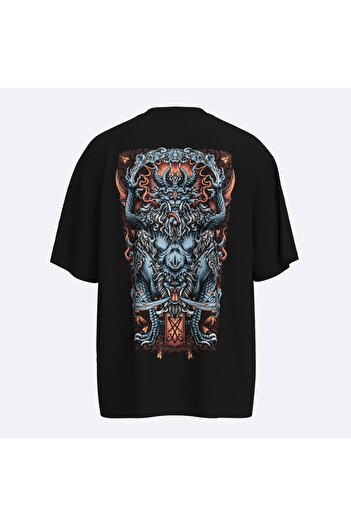 Shout Unisex Oversize 'Shout The Demonic' T-Shirt