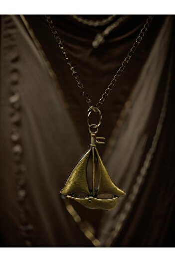 whocares Unisex Antique Colored Chain Necklace - Surfing Symbol Quality