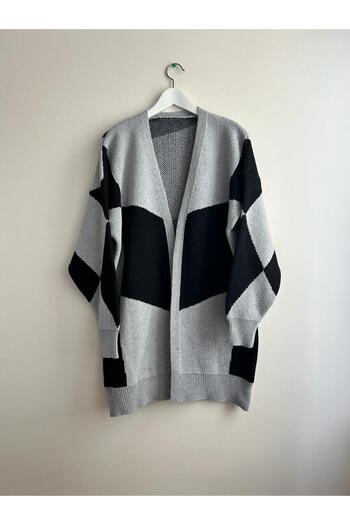 MODA MHE Jachetă cardigan groasă cu model pentru damă
