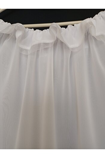 KobalBusiness Lattice tulle- white multi-chiffon organza ribbon M-145 cm diameter tulle