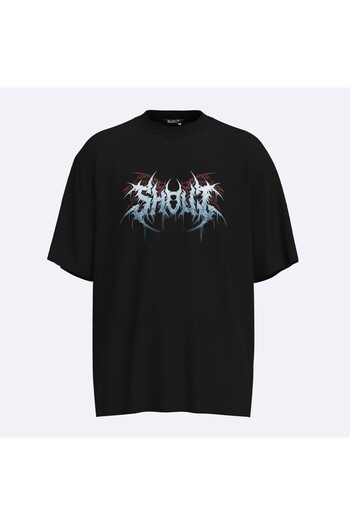 Shout Unisex Oversize 'Shout The Demonic' T-Shirt