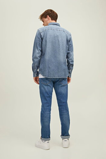 Jack & Jones Denim Gömlek- Sheridan - 12138115 - 1 - BS
