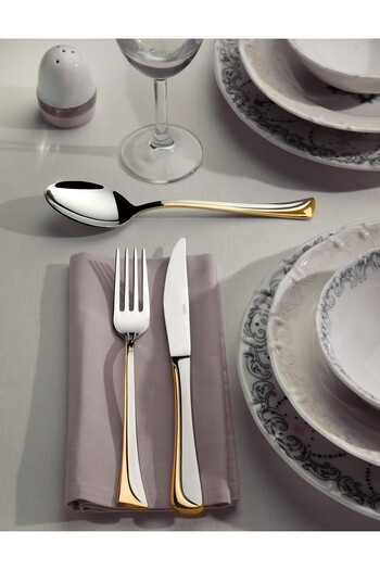 Nehir Maxi Gold 84 Piece Fork Spoon Knife Set