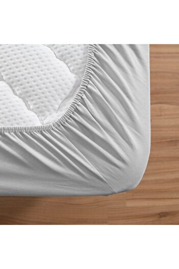 Altın Yaprak BATTAL SIZE ELASTIC 100% COTTON COMBED BED Sheet + 2 Pillowcases (50x70 cm)